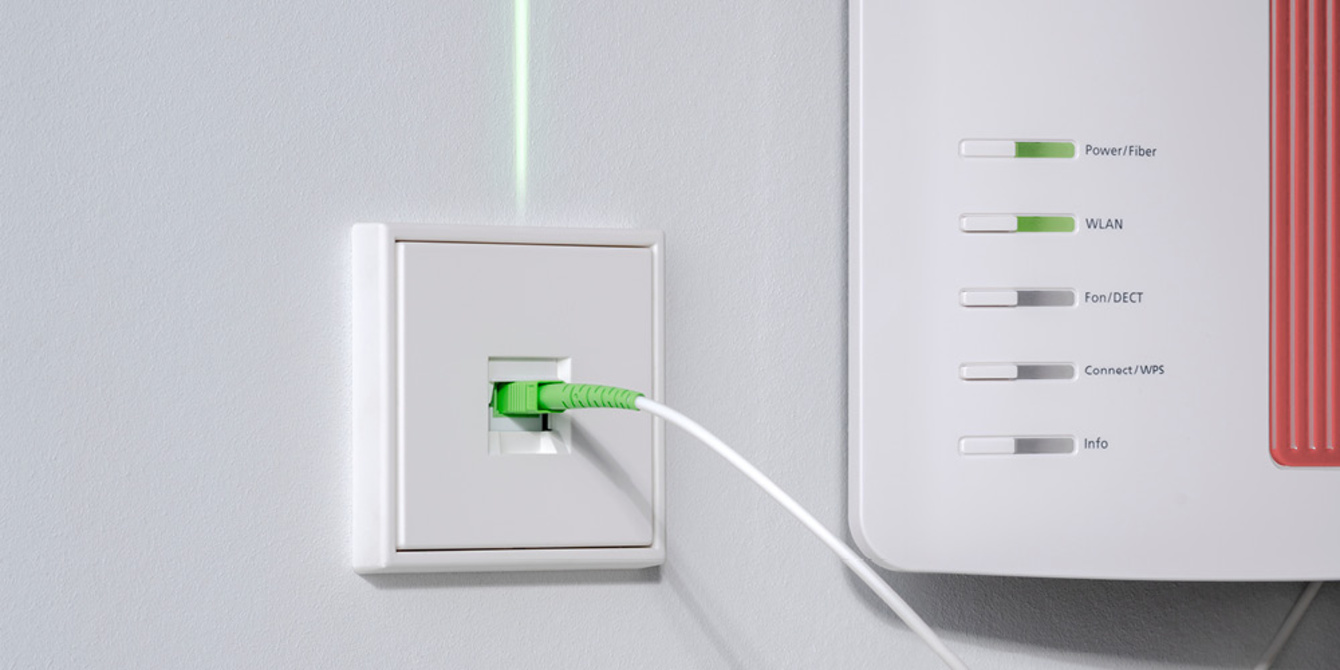 Die neuen Glasfaser-Anschlussdosen bei Wächter Elektrotechnik in Hof